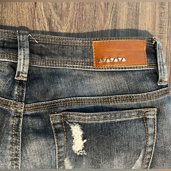 Women’s Dollhouse Charley Distressed Skinny Jeans Sz 5 - Picture 5 of 9